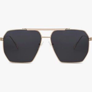 Stylish Gold Sunglasses by Sojos